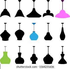 Ceiling Lamp Icon Vector Illustration
