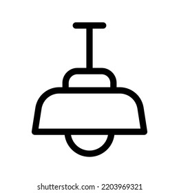 Ceiling Lamp Icon Vector Symbol Design Illustration