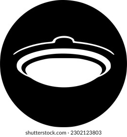 Ceiling lamp icon vector symbol design illustration
