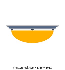 Ceiling lamp vector illustration light decoration. Interior room bright equipment. Loft pendant  cartoon furniture