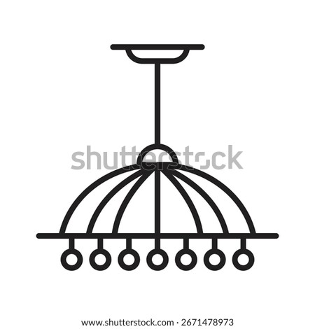 ceiling lighting design on white