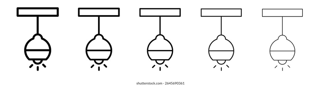 ceiling spotlight icon simple illustration logo art