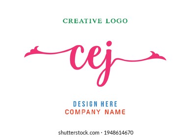 CEJ lettering logo is simple, easy to understand and authoritative