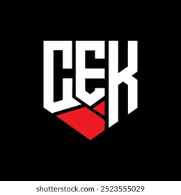CEK letter logo abstract design. CEK unique design. CEK.
