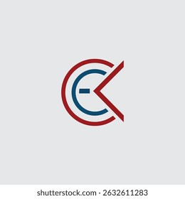 CEK Logo Branding Letter. Vector graphic design