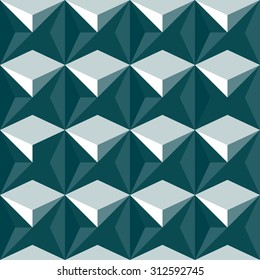 Celadon abstract background. Geometric seamless pattern. Polygonal backdrop.