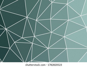 Celadon Green color Abstract color Low-Polygones Generative Art background illustration