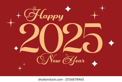 Celebrate 2025 with joy and optimism! A bright, festive design capturing the excitement of a new year. Perfect for banners, greeting cards, or social media to welcome new beginnings.