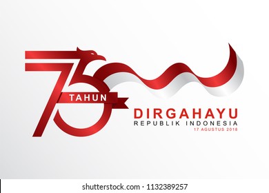 vector tahun merdeka logo 73 indonesia 17th Day Stock Independence Photos Images, Indonesia