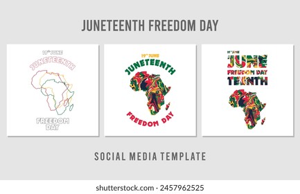 Celebrate the abolition of slavery in the United States with a Happy Juneteenth Freedom Day! 
