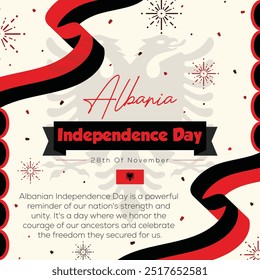 Celebrate Albania Independence Day with a Stunning Banner Template