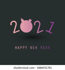 Celebrate All Around The World - New Year Card Background Design - 2021