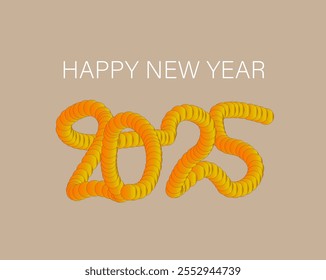Celebrate the arrival of the New Year with this vibrant and festive Happy New Year design. Featuring a colorful combination of elegant typography, sparkling fireworks, and decorative elements, this il