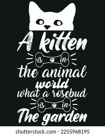 Celebrate the beauty and innocence of kittens with this charming t-shirt.