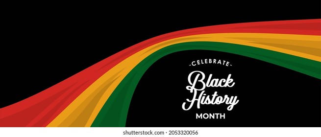 Celebrate black history month african american history celebration illustration