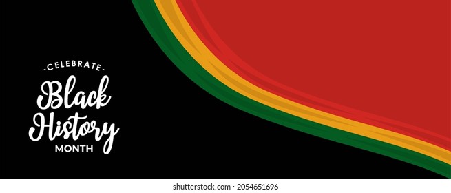 Celebrate black history month african american history celebration illustration