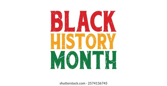 celebrate Black history month . African American History banner Poster Post design with Vector illustration