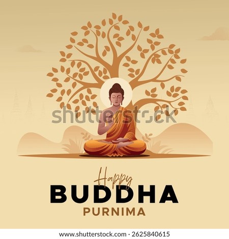 Celebrate Buddha Purnima with serene illustrations symbolizing peace, wisdom, and enlightenment. May your life be filled with calmness and compassion.  #BuddhaPurnima #Art #illustration
