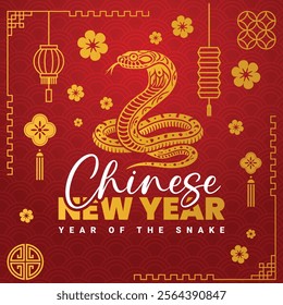 Celebrate Chinese New Year 2025 - Welcome the Year of the Snake with Prosperity and Wisdom