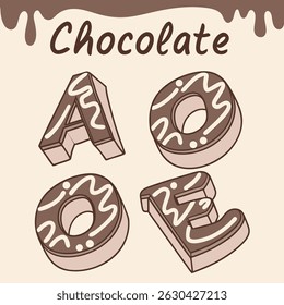 Celebrate Chocolate Day on July 7th with this stylish vector t-shirt design featuring delicious chocolate-themed typography. Perfect for apparel, greeting cards, and festive gifts. Ideal for chocolate