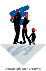 celebrate Christmas with a family of visual