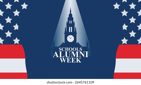 Celebrate Connections During Schools Alumni Week, design templet