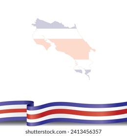 Celebra la independencia de Costa Rica con nuestro versátil modelo de diseño. Con una bandera ondulante, una marca de agua para mapas y un espacio de texto personalizable, este diseño es ideal tanto para formatos impresos como digitales