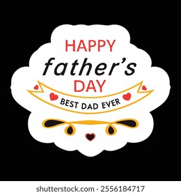 Celebrate Father’s Day with a stylish typography design Featuring bold, heartfelt fonts and creative layouts, perfect for cards, T-shirts, and gifts.