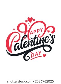 Celebrate Valentine’s Day with this "Happy Valentine’s Day" t-shirt design, perfect for festive fashion. A chic graphic that brings heartwarming holiday spirit to your wardrobe.