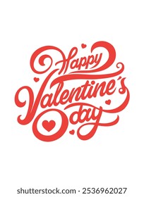 Celebrate Valentine’s Day with this "Happy Valentine’s Day" t-shirt design, perfect for festive fashion. A chic graphic that brings heartwarming holiday spirit to your wardrobe.