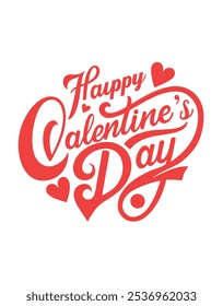 Celebrate Valentine’s Day with this "Happy Valentine’s Day" t-shirt design, perfect for festive fashion. A chic graphic that brings heartwarming holiday spirit to your wardrobe.