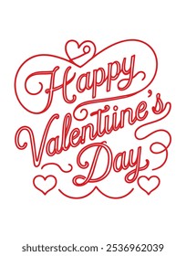 Celebrate Valentine’s Day with this "Happy Valentine’s Day" t-shirt design, perfect for festive fashion. A chic graphic that brings heartwarming holiday spirit to your wardrobe.