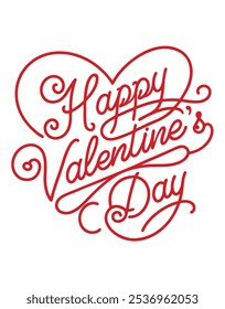 Celebrate Valentine’s Day with this "Happy Valentine’s Day" t-shirt design, perfect for festive fashion. A chic graphic that brings heartwarming holiday spirit to your wardrobe.