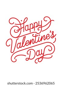 Celebrate Valentine’s Day with this "Happy Valentine’s Day" t-shirt design, perfect for festive fashion. A chic graphic that brings heartwarming holiday spirit to your wardrobe.