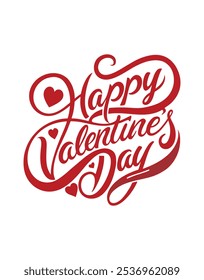 Celebrate Valentine’s Day with this "Happy Valentine’s Day" t-shirt design, perfect for festive fashion. A chic graphic that brings heartwarming holiday spirit to your wardrobe.