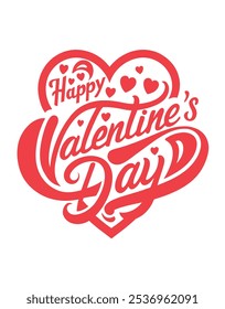 Celebrate Valentine’s Day with this "Happy Valentine’s Day" t-shirt design, perfect for festive fashion. A chic graphic that brings heartwarming holiday spirit to your wardrobe.