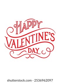 Celebrate Valentine’s Day with this "Happy Valentine’s Day" t-shirt design, perfect for festive fashion. A chic graphic that brings heartwarming holiday spirit to your wardrobe.