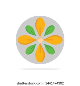 Celebrate, Decorate, Decoration, Diwali, Hindu, Holi Abstract Circle Background Flat color Icon