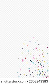 Celebrate Dot Transparent Vector Transparent Background. Effect Rain Texture. Christmas Splash Illustration. Color Circle FallingFestive Pattern.