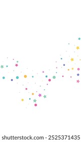 Celebrate Dot Transparent Vector White Background. Independence Confetti Wallpaper. Carnaval Splash Design. Blast Rain Flying Invitation.