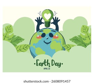 Celebrate Earth Day with a beautiful illustration showcasing the beauty of our planet and our commitment to protecting the environment. Join us in honoring Mother Earth through this stunning artwork.