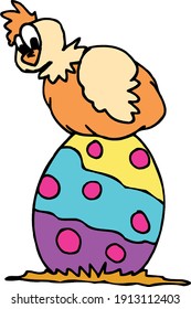 celebrate easter, vector, rabbit, bird, egg and basket