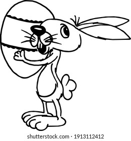 celebrate easter, vector, rabbit, bird, egg and basket