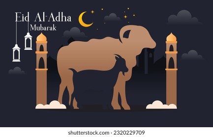 Celebrate Eid Al Adha Mubarak Islamic Background