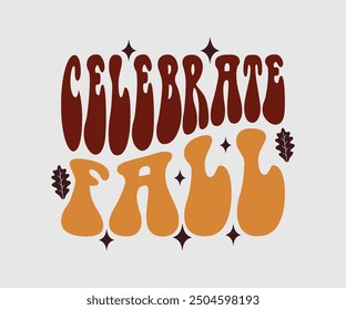 Celebrar el otoño, camiseta de otoño, camiseta divertida de Acción de Gracias de otoño diseño de la camiseta de calabaza, diseño de otoño, Diseños de calabaza