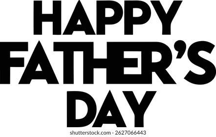 Celebrate Father's Day with this bold and modern vector illustration. T