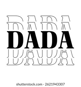 Celebrate Father's Day with This Dada Vector Illustration Design