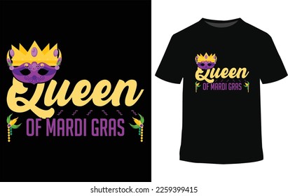Celebrate the festivities of Mardi Gras in style with this vibrant t-shirt! The design features a colorful and intricate pattern inspired by the traditional decorations and masks of the celebration.