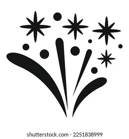 Celebrate firework icon simple vector. Carnival party. Holiday fun