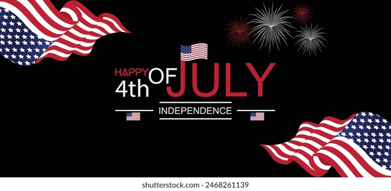 Celebrate Freedom Stunning 4th of July Vector Design